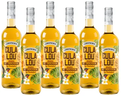 Produktbild von Gerstacker Cula Lou Orange-Energy Passionfruit (6x0,75l)