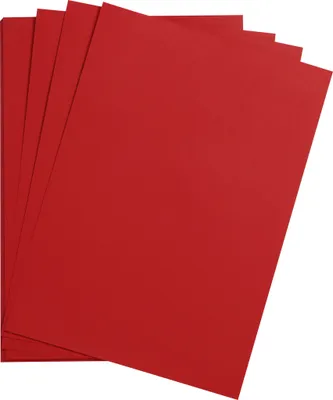 Produktbild von Clairefontaine Maya Tonpapier A4 120g 25 Bogen - Mohnrot| 97302C