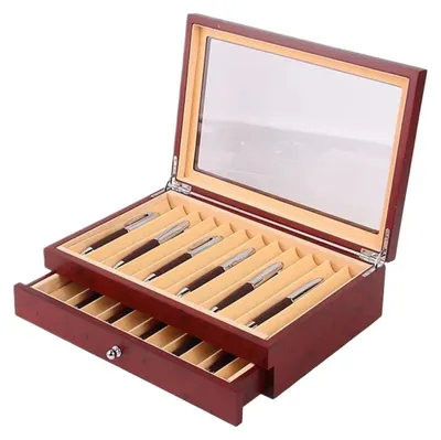 Immagine prodotto di Organizzatore in legno per penne e articoli di cancelleria