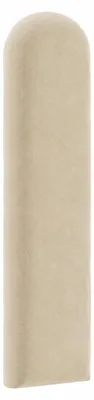 Produktbild von LIKMA Samt Ovales Polsterpaneel Creme 40x20 cm Wandkissen Kinderzimmer Schlafzimmer Wandpolster Gepolstert Panel Stoff: Riviera 21