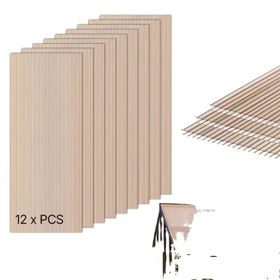 Productafbeelding van VEVOR 12 dubbele wandplaten, 6 mm, 152x61 cm, holkamerplaten, op maat te snijden, polycarbonaatplaten, UV-bestendig, kassenplaten, weerbestendig, vervangingsplaten voor kassen, vroeë groentebedden, carports en dakconstructies