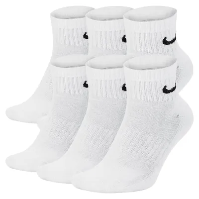Produktbild von NIKE 6 Paar Everyday Cushioned Crew Socken SX7669 - Farbe:Weiß, Größe:M = 38-42