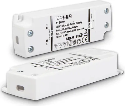 Produktbild von ISOLED LED Trafo 24V/DC, 0-15W, ultraflach, SELV