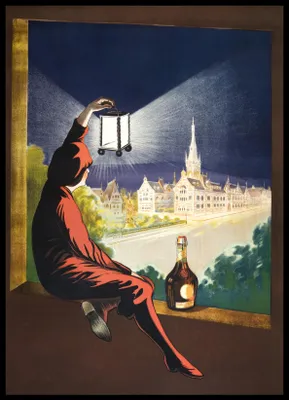 Produktbild von Plakat 50x70cm Benedictine, Cappiello Vintage für das Wohnzimmer