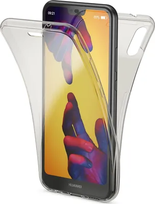 Immagine prodotto di Huawei P20 Lite custodia per cellulare a 360 gradi di NALIA, custodia di protezione a tutto tondo grigio
