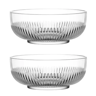 Produktbild von Salatschüssel TOKYO 880ml, 2-teiliges SET, Salatschale Glasschüssel Stapelschale