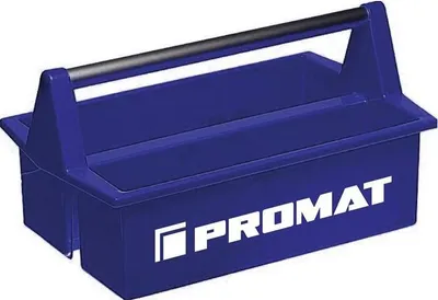 Produktbild von Werkzeugtragekasten L420xB250xH120mm 2 Fächer Ku.PROMAT