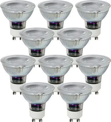 Produktbild von 10er Set 5 Watt LED Leuchtmittel GU10 Abstrahlwinkel 36°