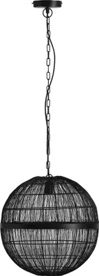 Produktbild von Globo Lighting Hängeleuchte Metall schwarz matt, 1x E27