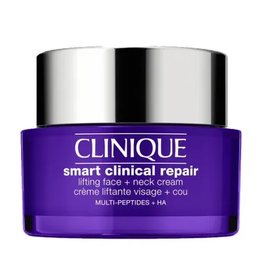 Zdjęcie produktu dla Clinique Smart Clinical Repair Lifting Face + Neck Cream, Liftingujący krem do twarzy i szyi, 50ml