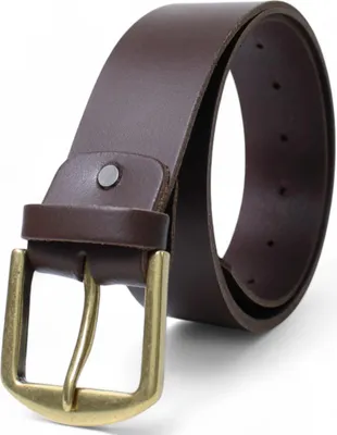 Produktbild von FRONHOFER Herrengürtel, 3,8 cm, 100% Leder, plus Ersatzschraube, kürzbar, Wechselgürtel