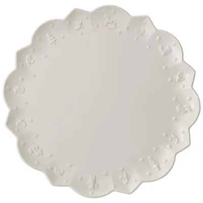 Produktbild von Villeroy & Boch – Toy's Delight Royal Classic Platzteller 337 mm – Premium Porcelain – Art.-Nr. 1486582680 – EAN 4003686328662 – Vorteilset 6 Stück – inkl. 4 Edelstahl-Trinkhalme