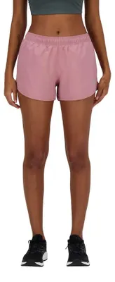 Productafbeelding van New Balance dames sportshorts, Essentials collectie, 3 inch, kleur: Rosewood, maat: M