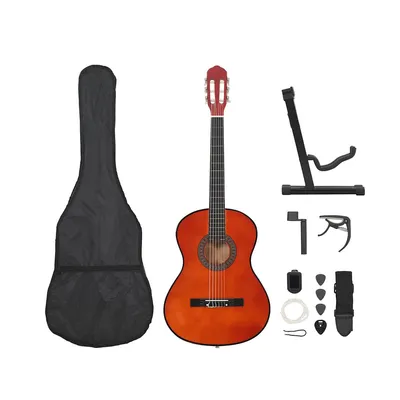 Produktbild von 12-teiliges Konzertgitarre Klassikgitarren-Set für Anfänger 1/2