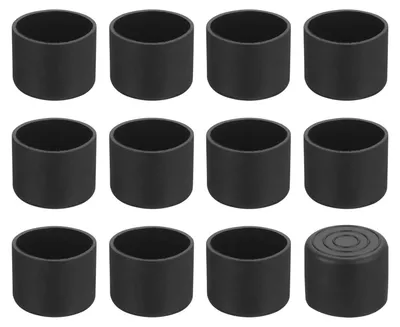 Imagen del producto de Tapas para patas de muebles, redondas, antideslizantes, de 32 mm, paquete de 12 unidades