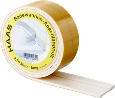 Produktbild von HAAS Schallschutzband für Dusch- und Badewanne, selbstklebend 3300 x 50 mm x