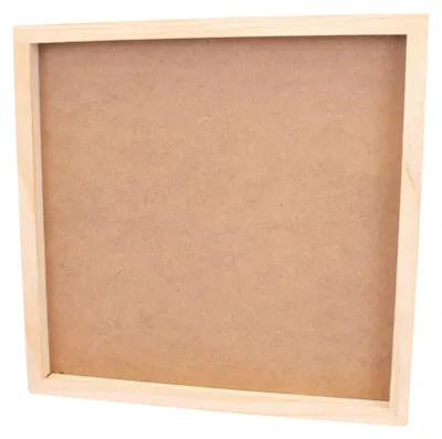 Tiefer Holzrahmen 30x30 cm für Scrapbooking & 3D-Basteln