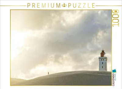 Produktbild von CALVENDO Puzzle Sturm über Rubjerg Knude | 1000 Teile Lege-Größe 64x48cm Foto-Puzzle für glückliche Stunden