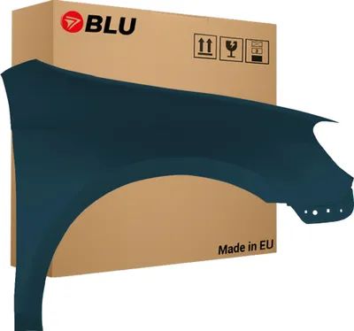 Immagine prodotto di BLU Parafango compatibile con VW Volkswagen GOLF VI 6 Hatchback LC5F Destra Blau GraphitBlau | 2008-2016 | Anteriore | Verniciato | Pronto per il montaggio | Acciaio