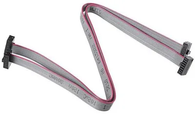 Productafbeelding van Platte lintkabel, IDC-connector, 10-polig, female, 20 cm, 1,27 mm, 2 stuks