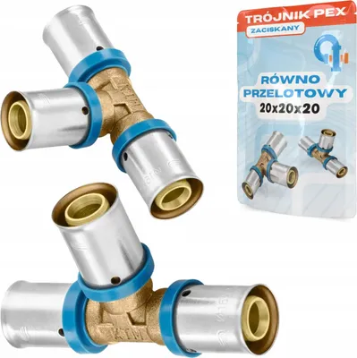 Obrázek produktu pro PEX 20 DC lisovací T-kus ALUPEX 20 x 20 x 20 mm