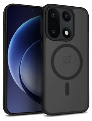 Produktbild von Crong CRGHMMOPL15BLK, Cover, OnePlus, OnePlus 15, 17,2 cm (6.78"), Schwarz, Durchscheinend