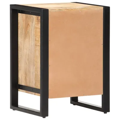 Imagen del producto de Mesita de noche de madera maciza de mango 40x35x55 cm