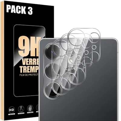 Image de 3 Verres Trempés Caméra Arrière pour Samsung Galaxy S26 Ultra, Protection Transparent Rigide