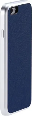 Obrázok produktu pre JustMobile AluFrame Leather, Ochranný obal, Apple, iPhone 6, Modrá