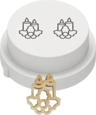 Produktbild von Matrize POM Kerzen (Advent, Weihnachten) für Philips Pastamaker Avance / 7000er