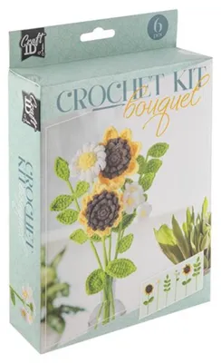 Immagine prodotto di Bouquet di girasoli all'uncinetto CR1737 41220