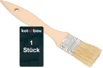 Immagine prodotto di KOTARBAU® Pennelli per pittura Con manico in legno Tutti da 36 mm Pennello piatto Macchia Smalto Colori per pittura Pennello per pittura Colori acrilici Setole resistenti allo strappo Lavabile Uni