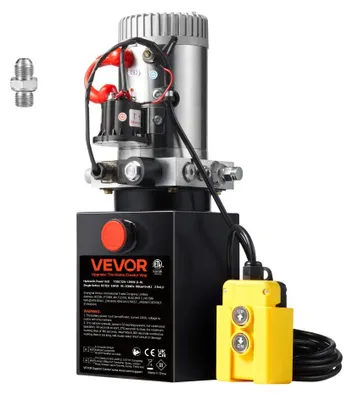 Immagine prodotto di Pompa idraulica a semplice effetto - 12 V, potenza: 1600 W, capacità: 8 litri, materiale: acciaio