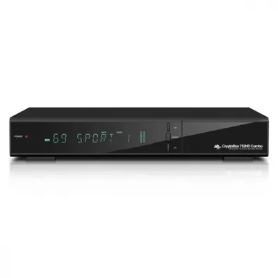 Zdjęcie produktu dla AB DVB-T2/S2/C odbiornik Cryptobox 752HD Combo/ Full HD/ H.265/HEVC/ czytnik kart/ HDMI/ USB/ SCART/ LAN/ PVR/ Timeshift