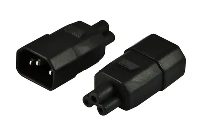 Produktbild von ALLNET ADAP-C14-IEC320-C5, C14, IEC 320-C5, Schwarz