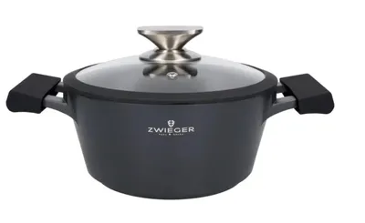 Produktbild von Zwieger Black Stone Topf Mit Deckel 24Cm 3.5L