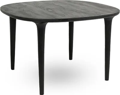 Obrázok produktu pre Jedálenský stôl MaMaison LAMINAR 120 čierna / drevo