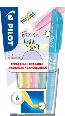 Immagine prodotto di PILOT 572572 PILOT Textmarker FRIXION light soft, 6er Etui