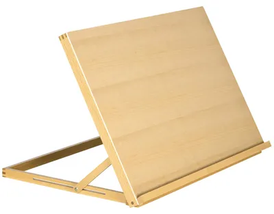 Produktbild von Vinsetto Tischstaffelei Klappbar 75,8x51cm Verstellbar Sitzstaffelei Buchenholz