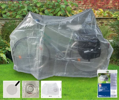 Image de Housse de protection transparente pour vélo, env.230x120