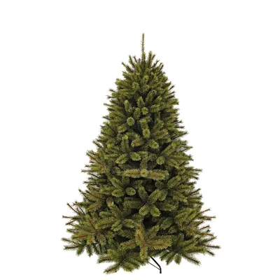 Image de Triumph Tree Arbre de Noël artificiel Forest frosted - 140x140x215 cm - PVC - Vert