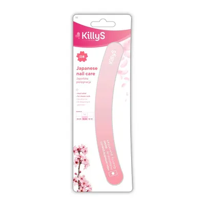 Zdjęcie produktu dla KillyS Japanese Nail Care Pilnik do paznokci banan 180/240 Różowy