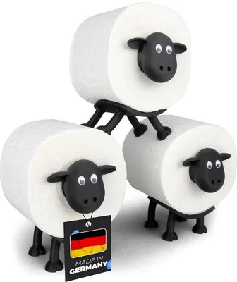 Produktbild von Toilettenset 3-teilig stapelbar 42mm Rollen