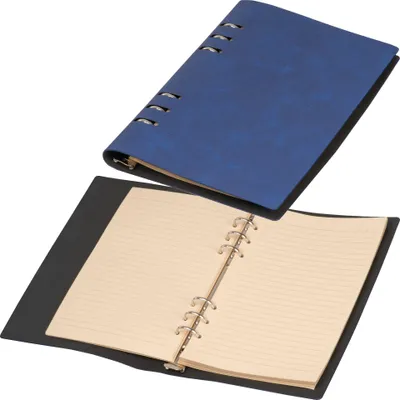 Produktbild von Ringbuch / DIN A5 / Notizbuch mit 200 linierten Seiten / Farbe: dunkelblau