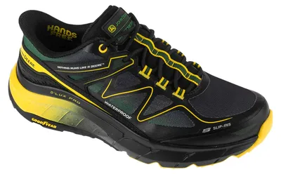 Image de Skechers Slip-ins John Deere imperméables, coupe ample, D'Lux Pro   256202-BKGR, chaussures de course, homme, noir