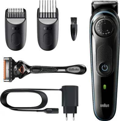 Obrázok produktu pre Braun BT5340 Zastrihávač fúzov'5 + 2 zastrihávače vlasov s Gillette Fusion5 ProGlide