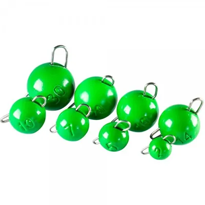 Produktbild von #LMAB Tungsten Chebu Sinker Fluo Green - Kopf: 30 g