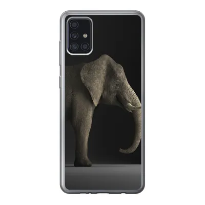 Produktbild von MuchoWow® Handyhülle Schutzhülle Hülle für Samsung Galaxy A52 5G Elefant - Tiere - Licht Silikon Softcase Handy Hülle - Umschlag