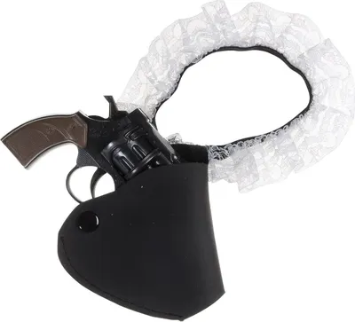 Produktbild von Verbrecherin Strumpfband mit Holster und Waffe