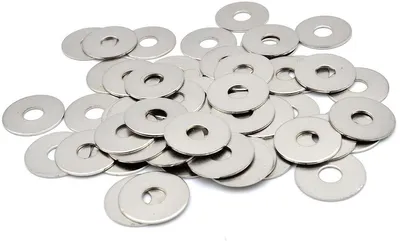 Klinkring Sluitring 50x 12mm - Gat Ø 3,2mm - Vernikkeld